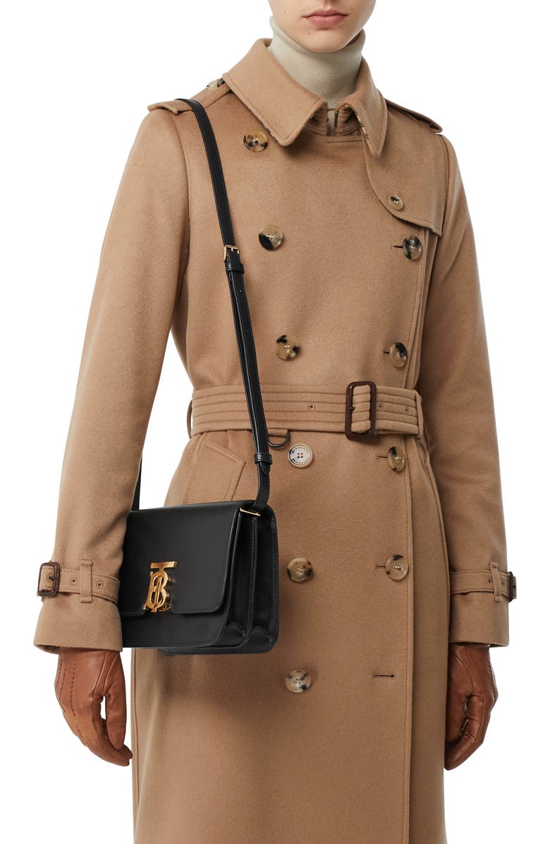 Burberry Small TB Grainy Leather Bag, Alternate, color,