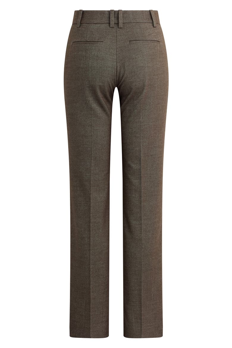 The Uptown High Waist Straight Leg Trousers, Alternate, color, ESPRESSO