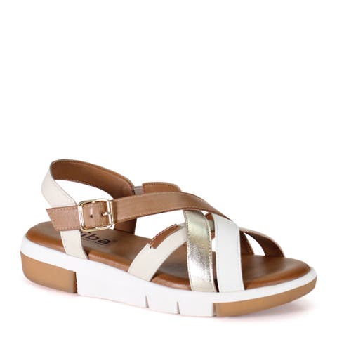 DAR LING Leather Cushioned Gladiator Sandal
