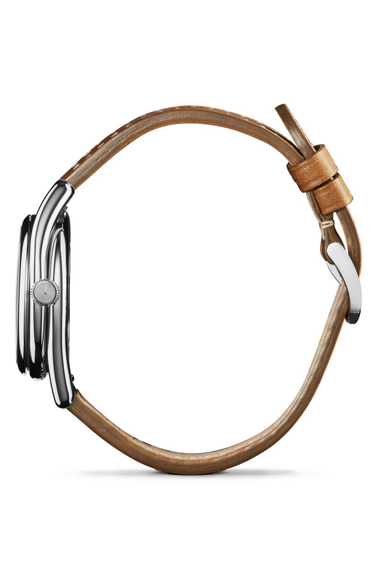 Shinola Derby Leather Strap Watch, 30.5mm, Alternate, color, 