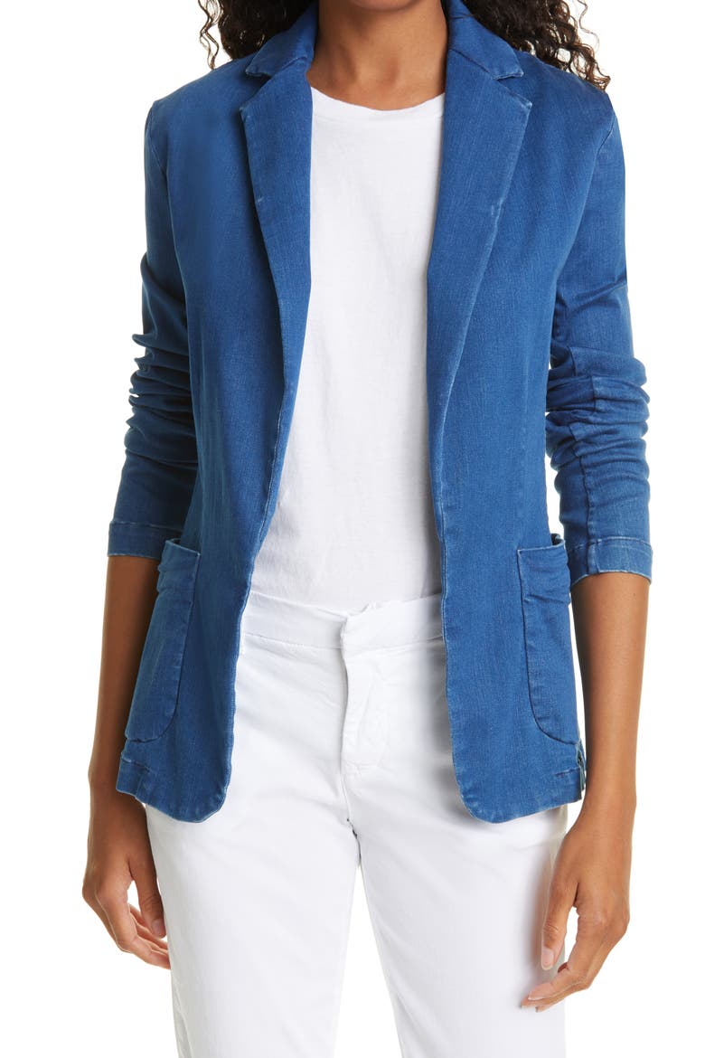 Dublin Tailored Blazer, Main, color, 1977 MEDIUM DENIM WASH