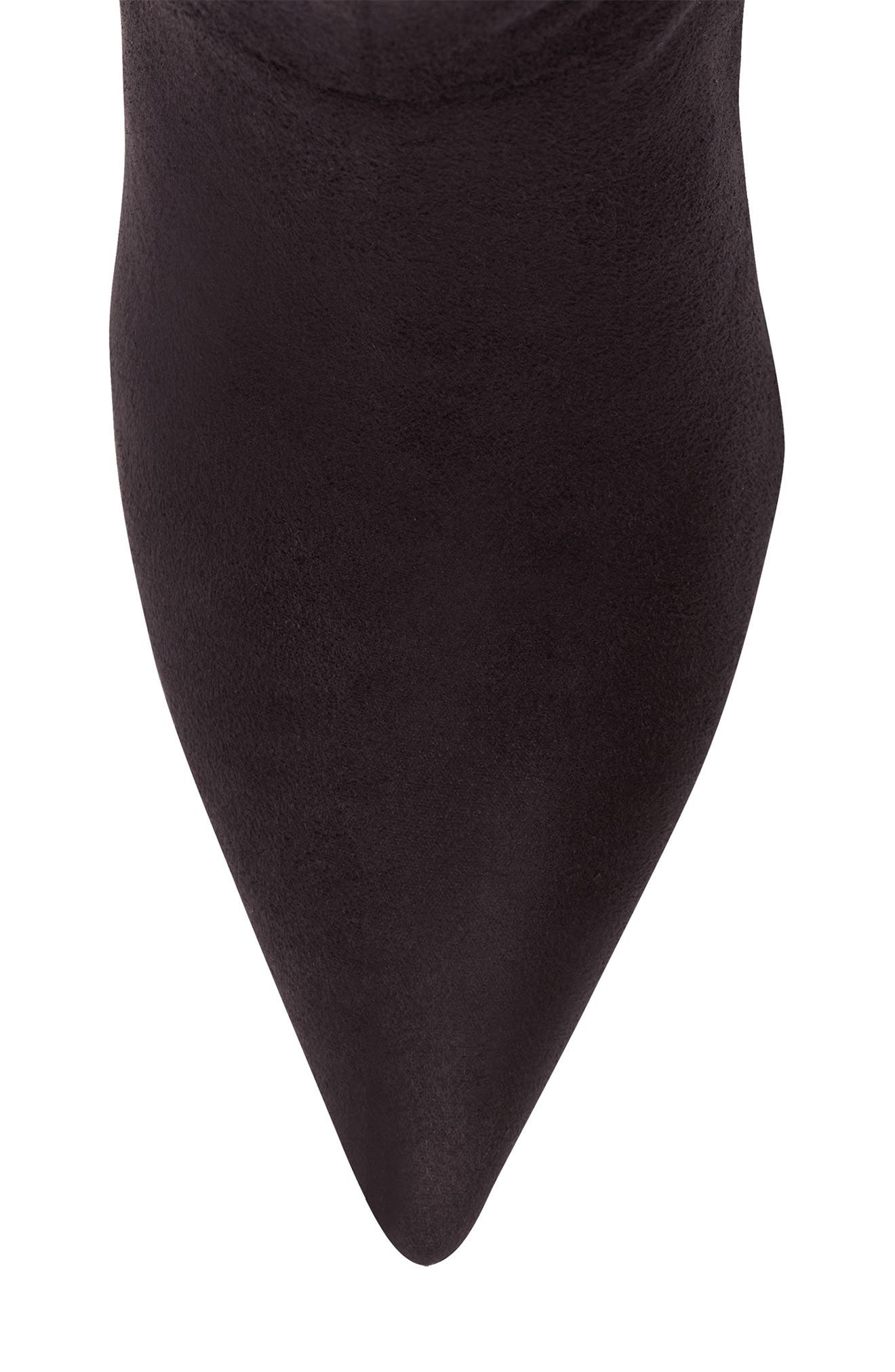 DKNY Cainon Pointed Toe Knee High Boot, Alternate, color, Brown