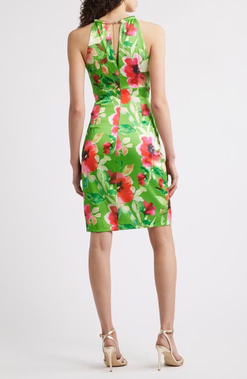 ELIZA J ELIZA J FLORAL PRINT MINIDRESS 
