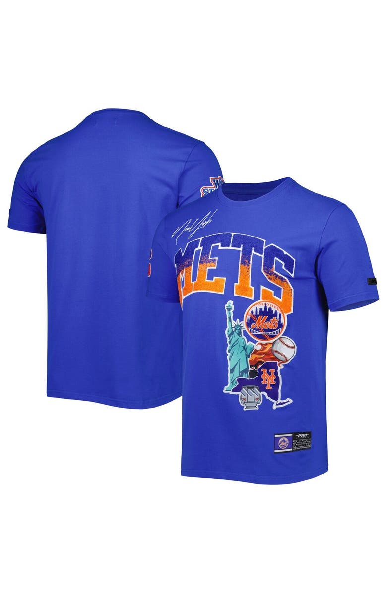 PRO STANDARD Men's Pro Standard Royal New York Mets 1986 World Series Hometown T-Shirt, Main, color, Royal
