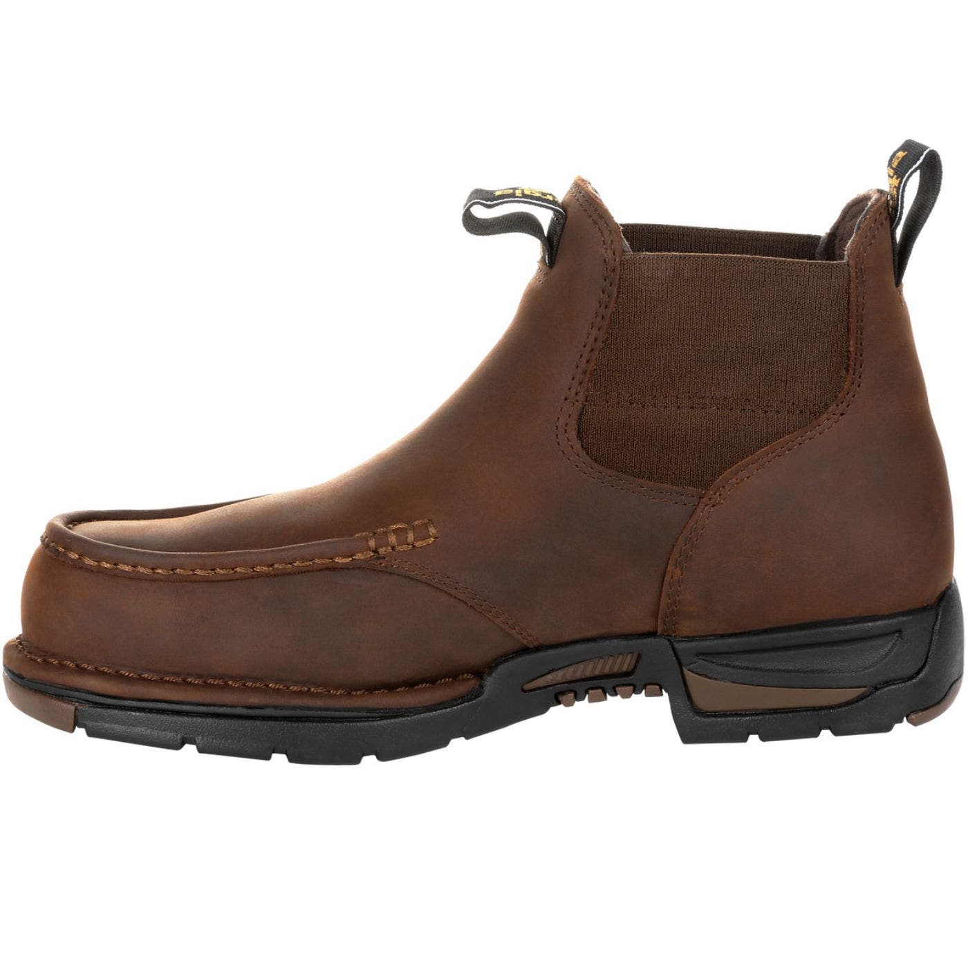 Chelsea Waterproof Work Boot, Alternate, color, DARK BROWN