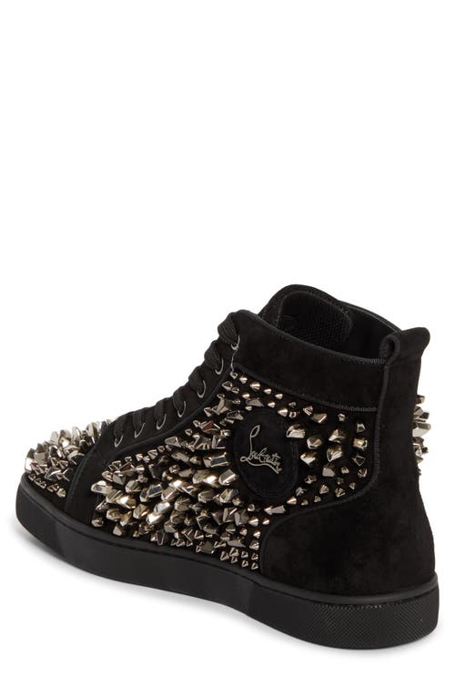 Christian Louboutin Louis Riptilis Spikes High Top Sneaker