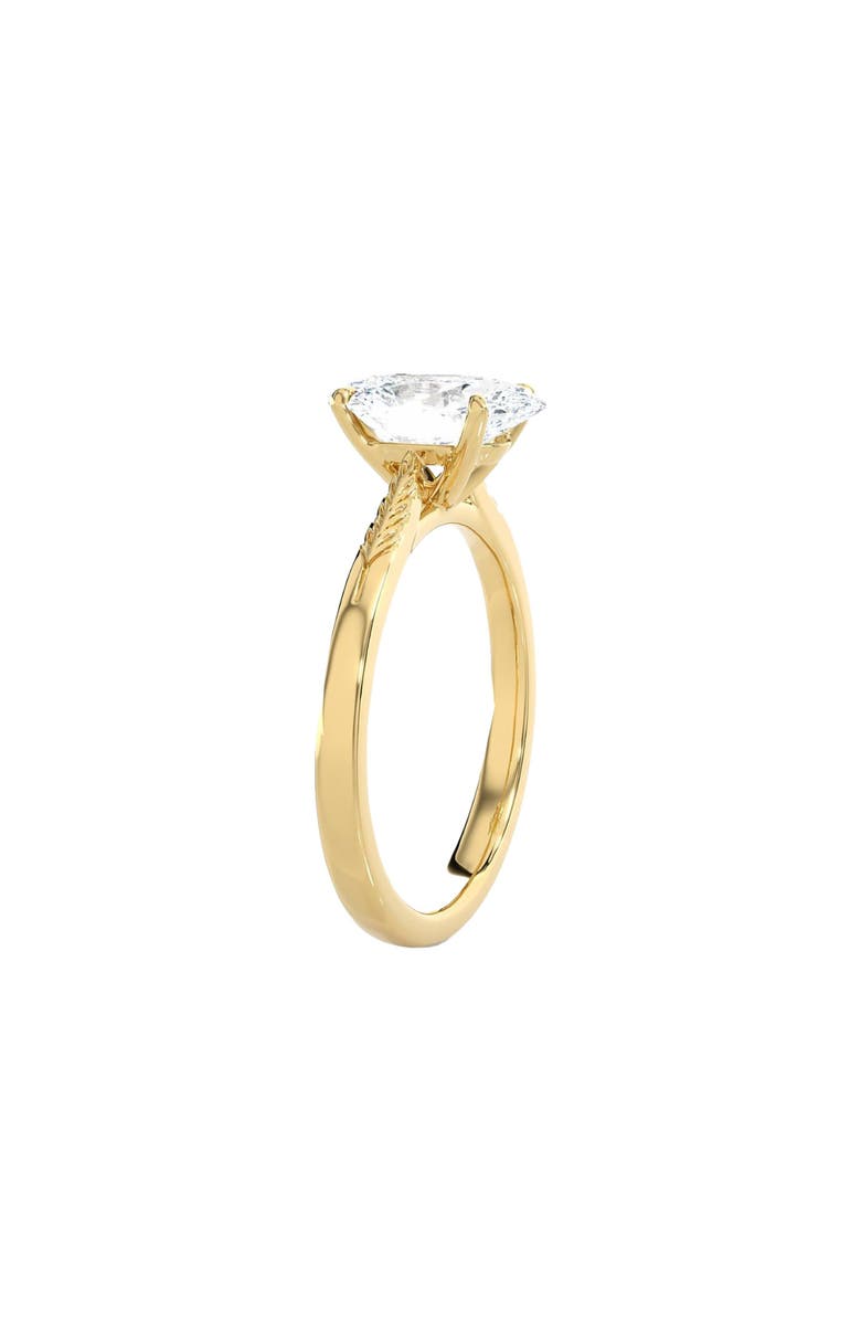 Bliss Diamond Certified 2 1/2Ct Oval Solitaire Diamond Engagement Ring in 14k Gold Lab Grown, Alternate, color, 14K White Gold