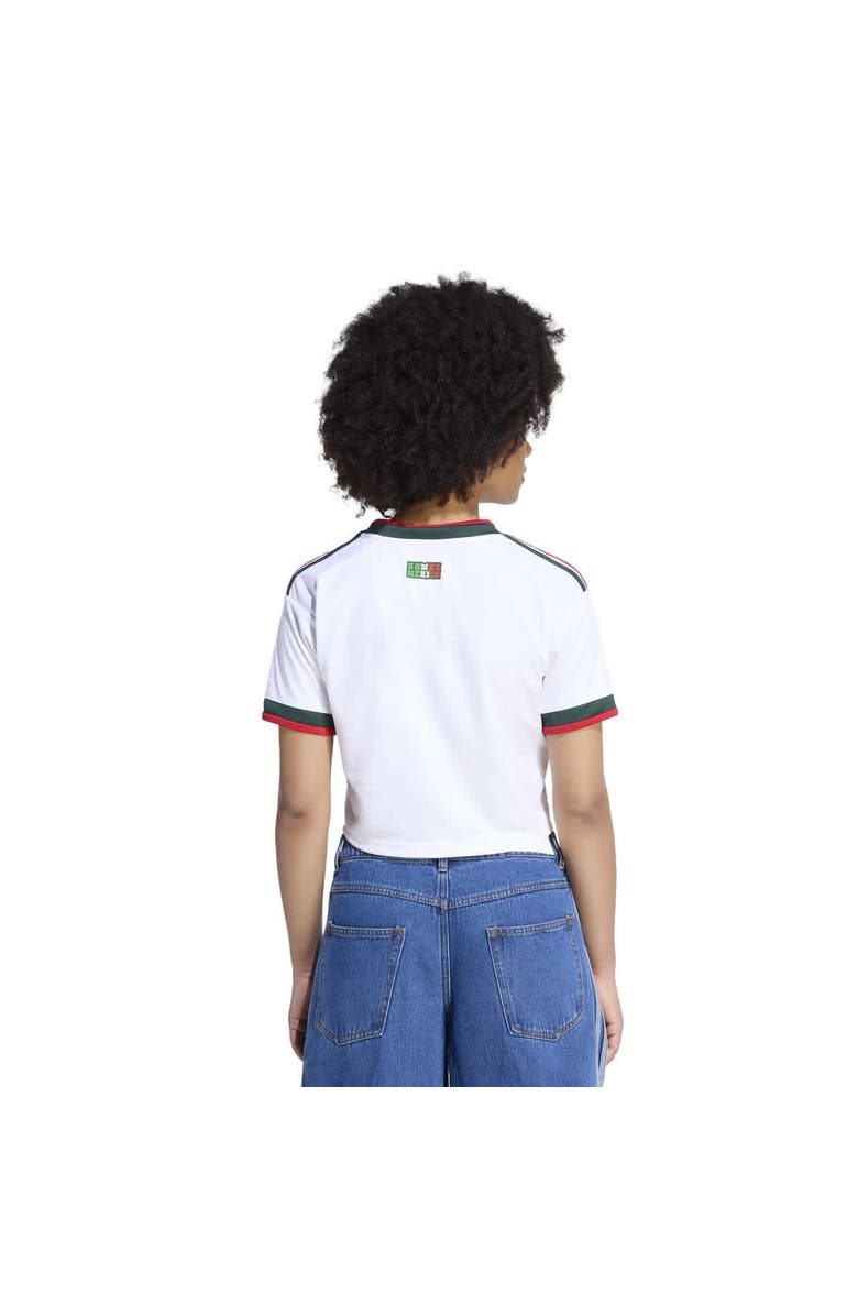 adidas Women's adidas  White Mexico National Team 2026 Away Replica Cropped Jersey, Alternate, color, White