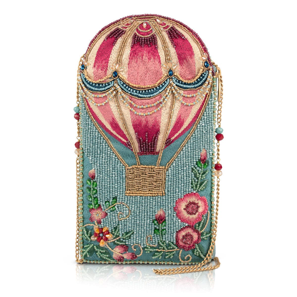 Full of Hot Air Crossbody Phone Bag, Main, color, Blue