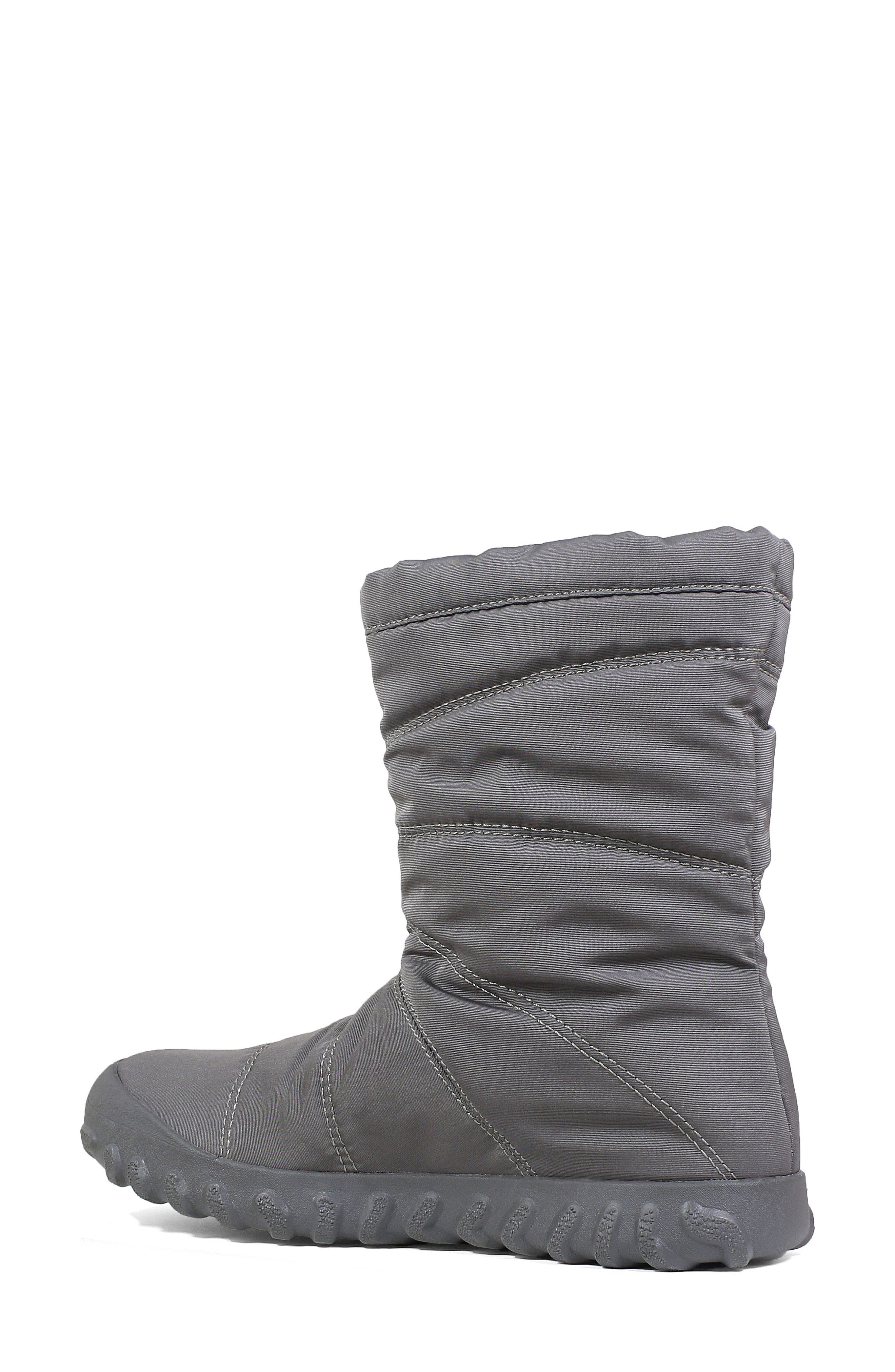 Puffy Insulated Waterproof Boot, Alternate, color, DARK GREY