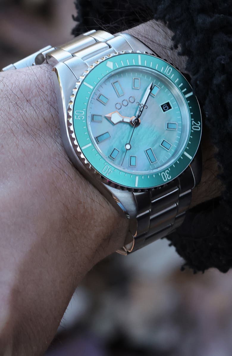 Casanova Turquoise Mother-of-Pearl Bracelet Watch, 38mm
