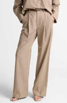 Camille Mid Rise Wide Leg Trousers