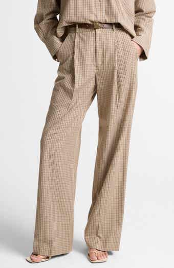 Camille Mid Rise Wide Leg Trousers