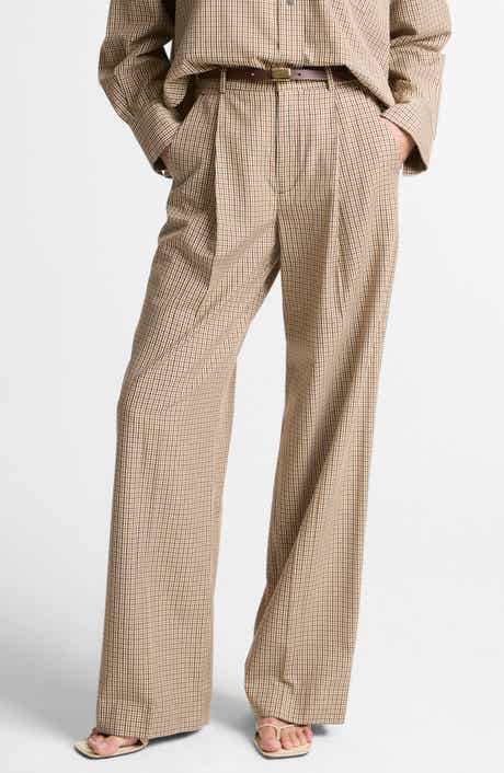 Camille Mid Rise Wide Leg Trousers