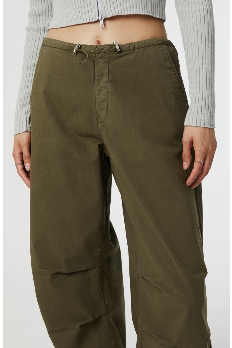Hill Toggle Waist Wide Leg Cargo Pants, Alternate, color, KHAKI MOVE