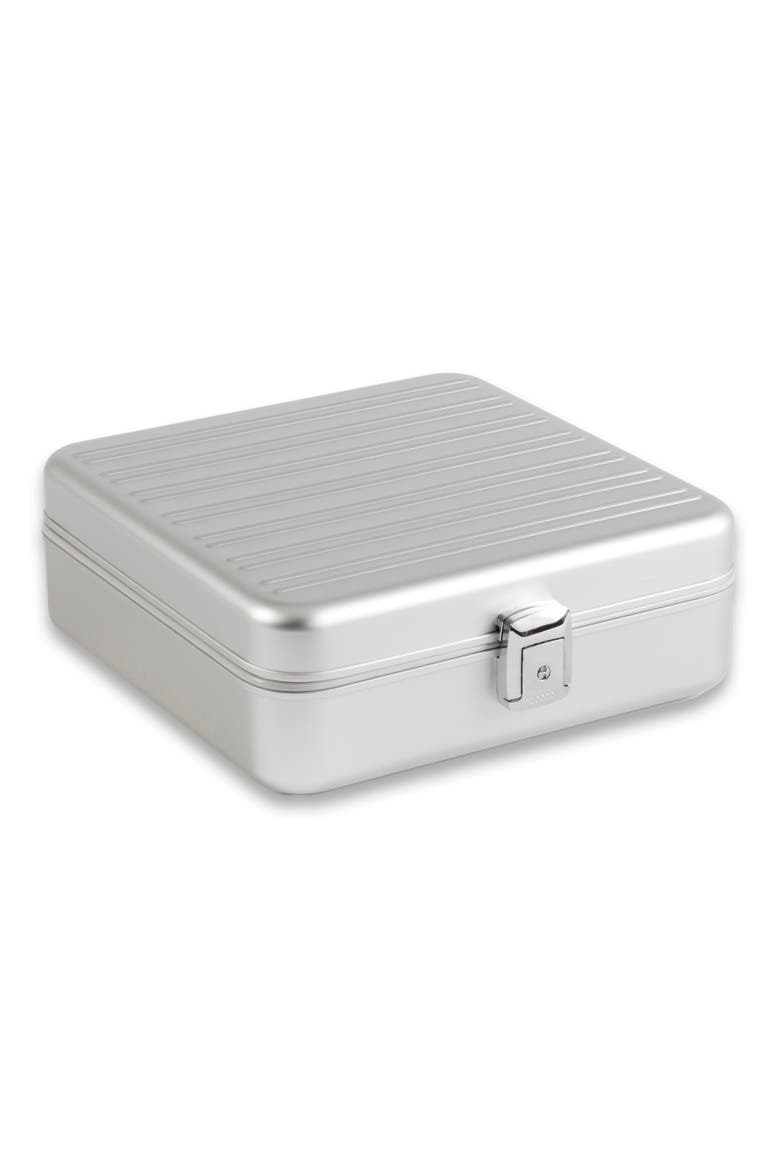 Prague Metal Watch Case, Main, color, SILVER