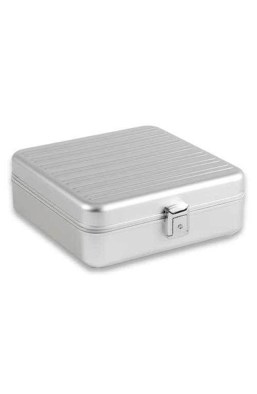 Bey-berk Prague Nine-watch Case In Silver