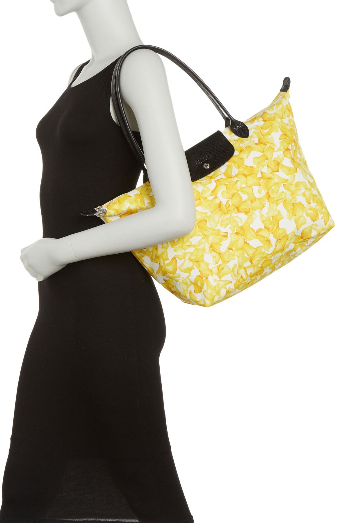 Longchamp Le Pliage Neo Leather Trimmed Top Handle Tote, Alternate, color, 