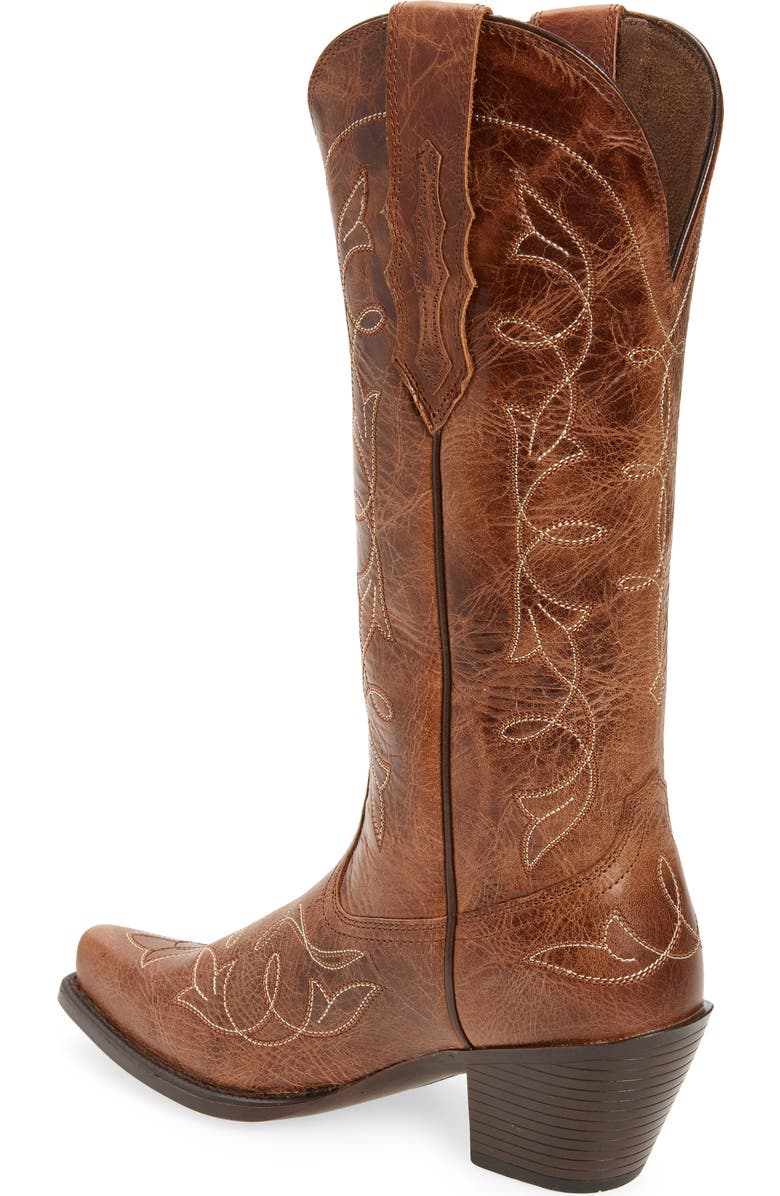 Ariat Heritage Stretch Fit Western Boot, Alternate, color, Brown