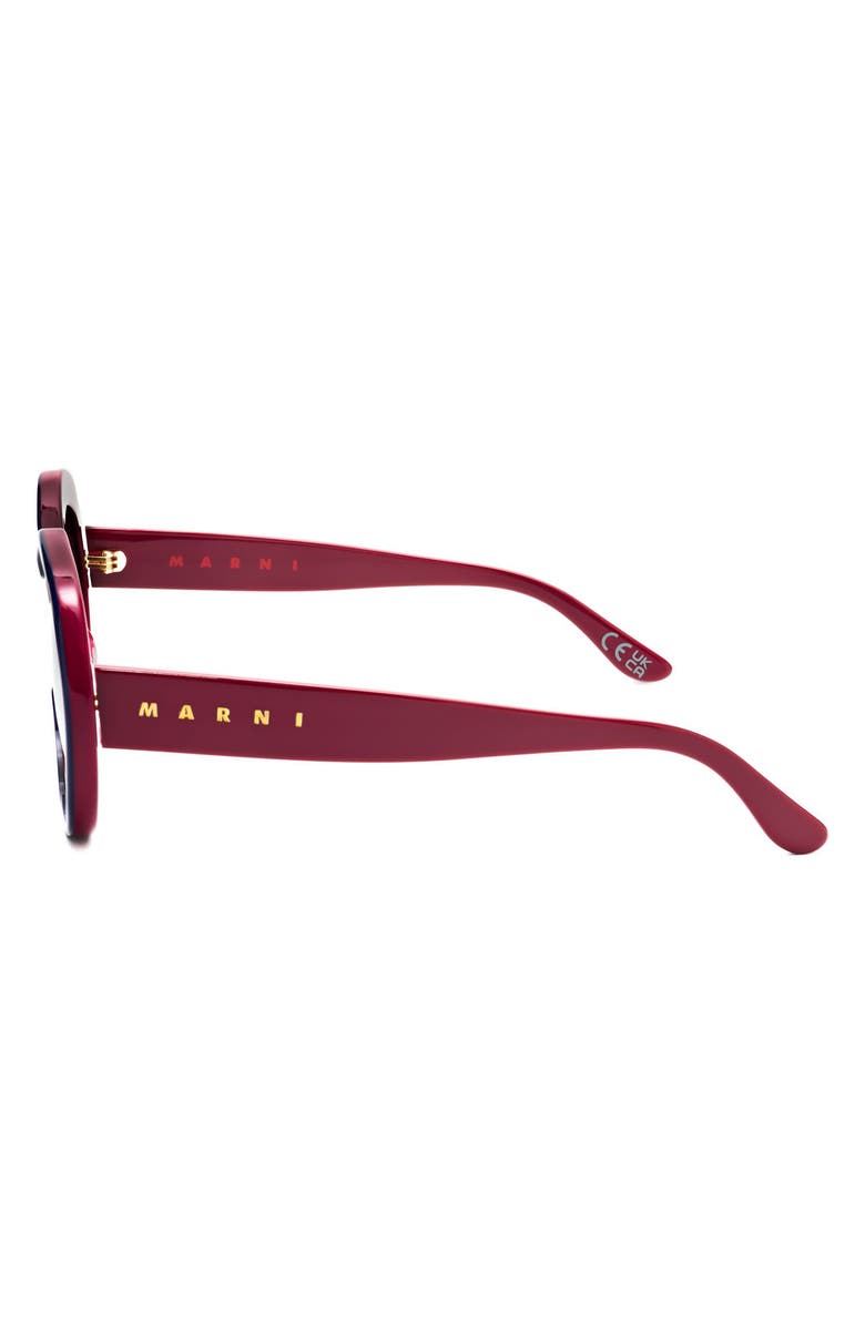 Marni 54mm Rectangular Sunglasses, Alternate, color, 