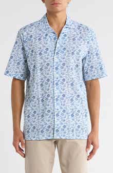 Bugatchi Jackson Cotton Camp Shirt