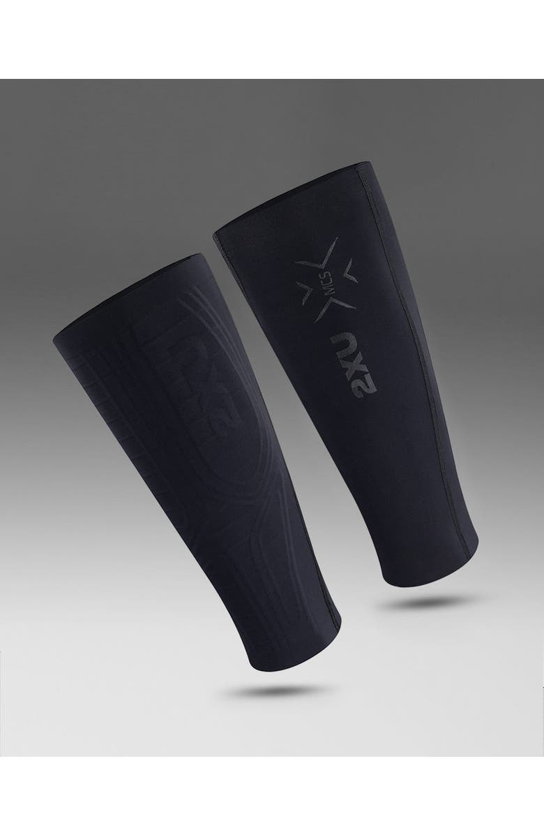 2XU Light Speed Comp Calf Guards, Alternate, color, Black/Nero