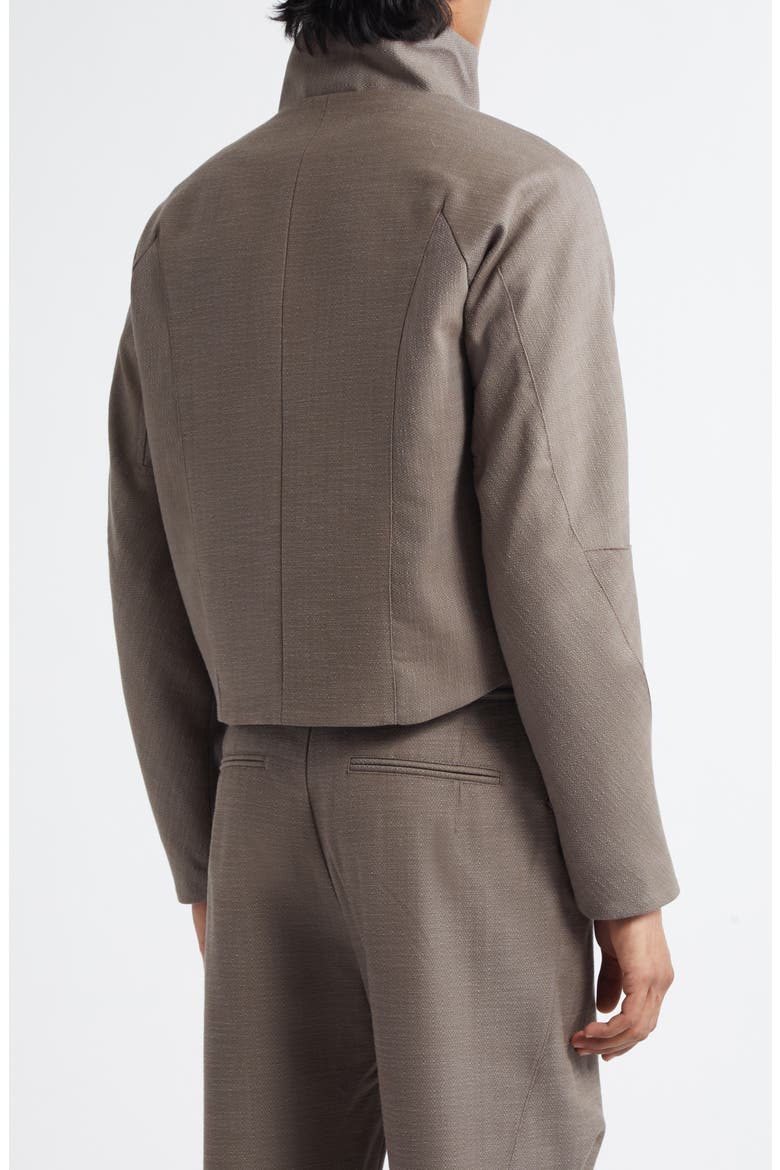 KIKO KOSTADINOV Zafar Herringbone Crop Jacket (Men) | Nordstrom