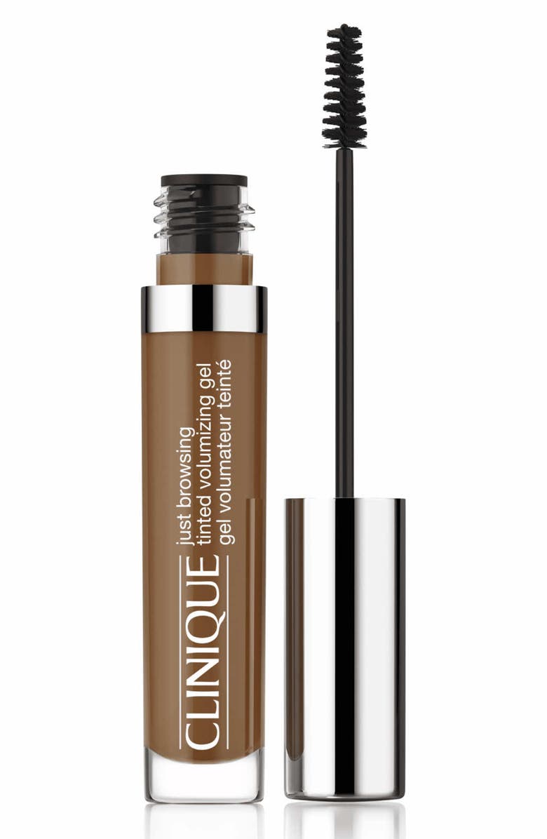 Clinique Just Browsing<sup>™</sup> Tinted Volumizing Waterproof Eyebrow Gel, Main, color, Auburn