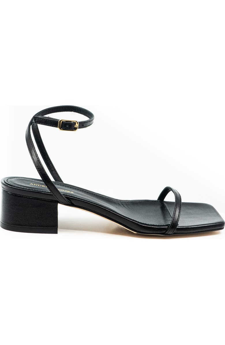 Andrea Gomez Brook Sandal, Main, color, Black