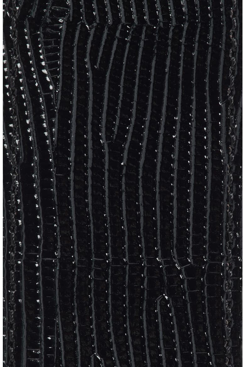 MA Lizard Embossed Leather Belt, Alternate, color, BLACK GOLD