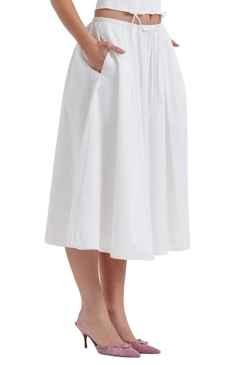 HOUSE OF CB Cora Gathered Lace-Up Skirt, Alternate, color,