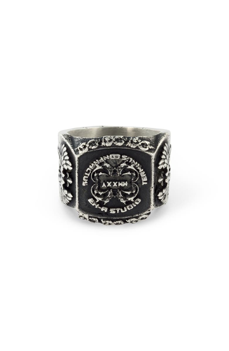 EX-A STUDIO Class Ring - Sterling Silver, Main, color, Sterling Silver