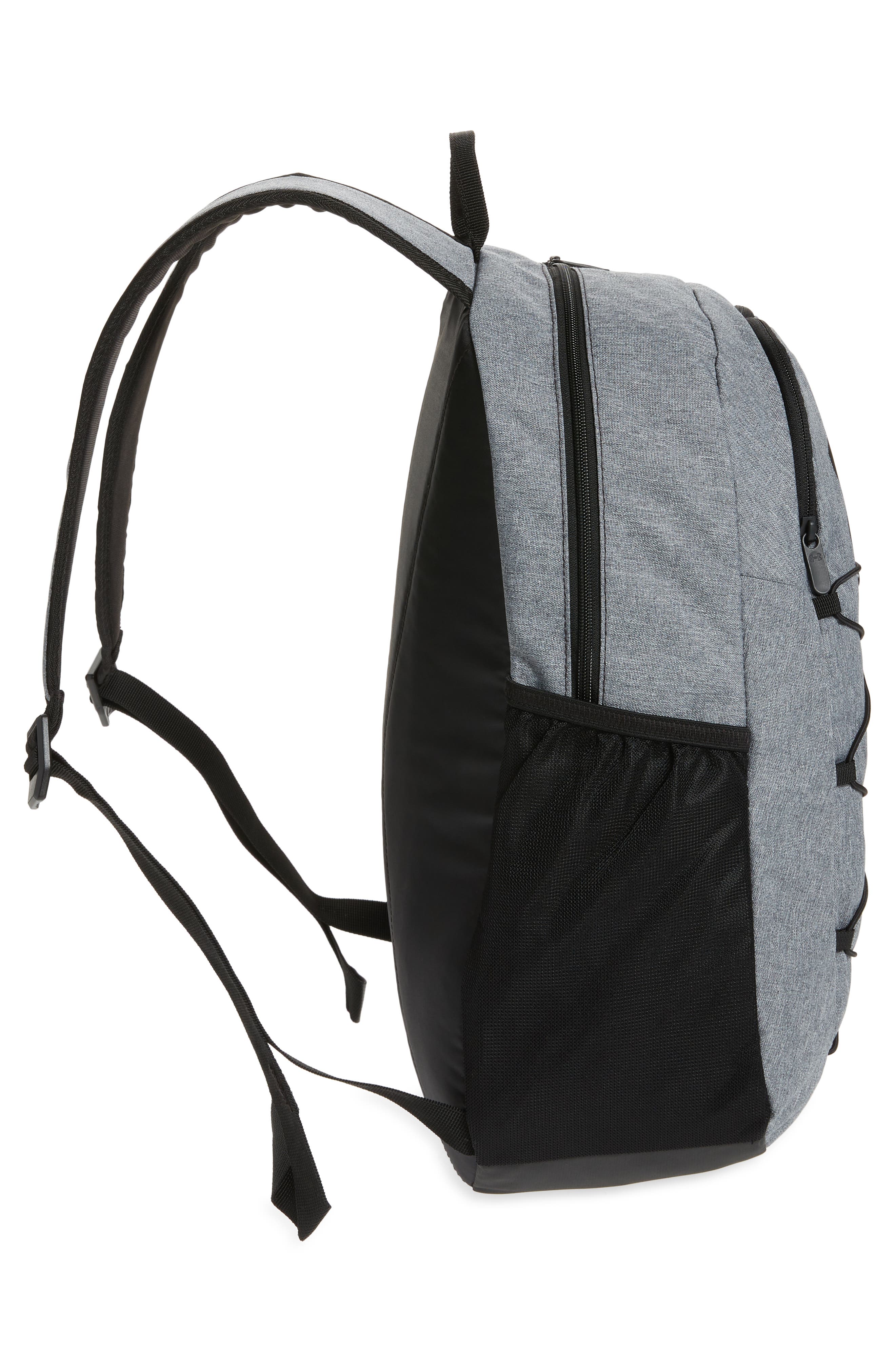 Kids' Hustle Sport Backpack, Alternate, color, PITCH GRAY MEDIUM HEATHER
