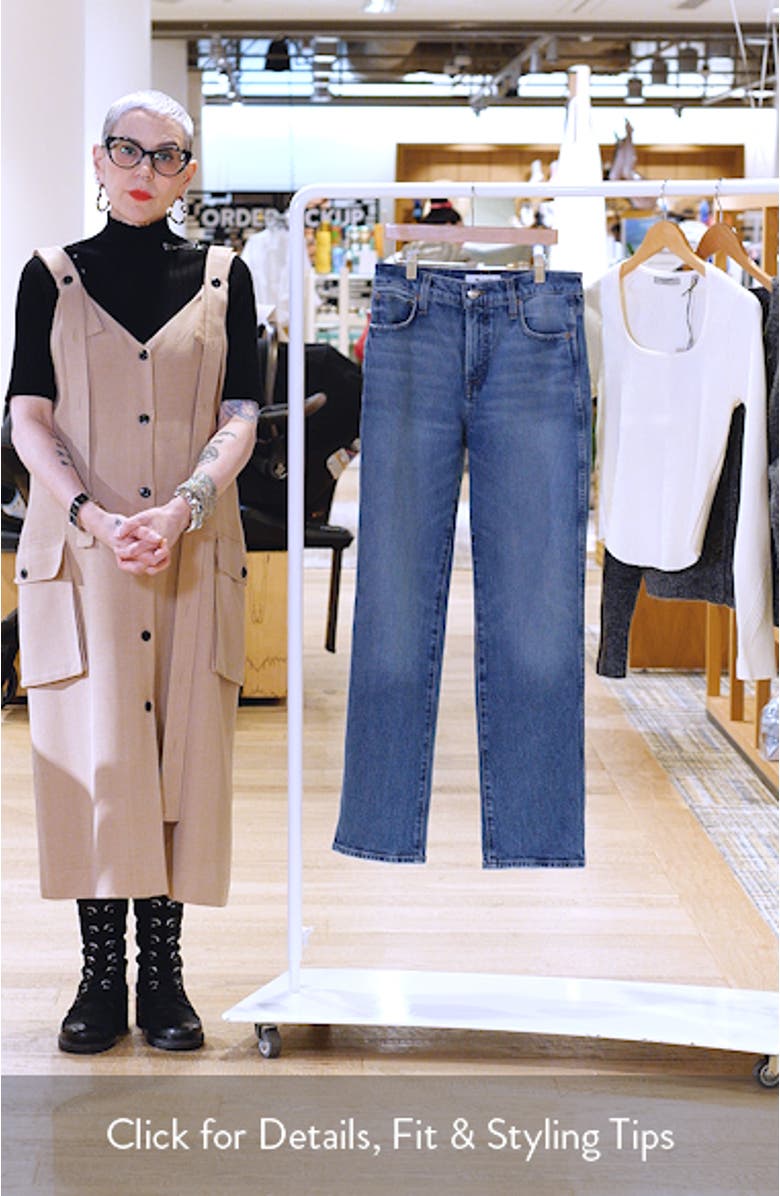 The Longline Straight Leg Jeans, sales video thumbnail