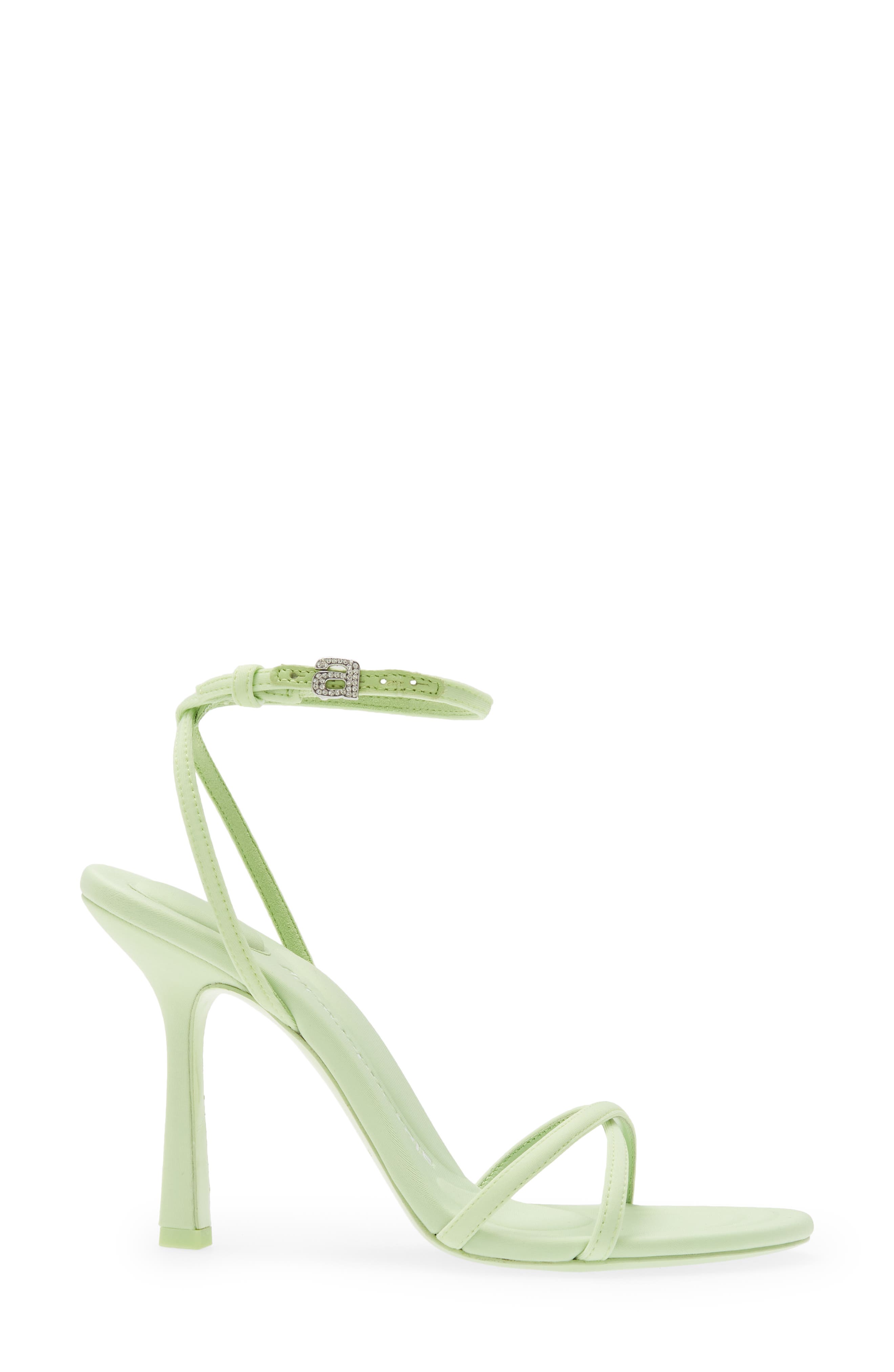 Alexander Wang Dahlia Rhinestone Logo Sandal, Alternate, color, 