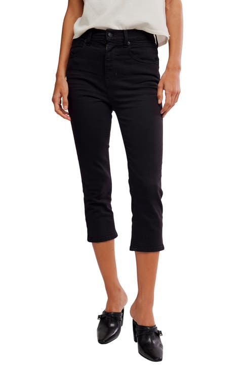 Hot Take Crop Slim Fit Jeans (Drive)