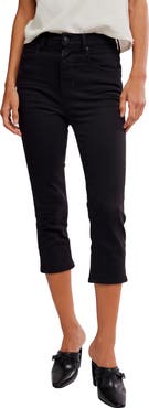 Free People Hot Take Crop Slim Fit Jeans