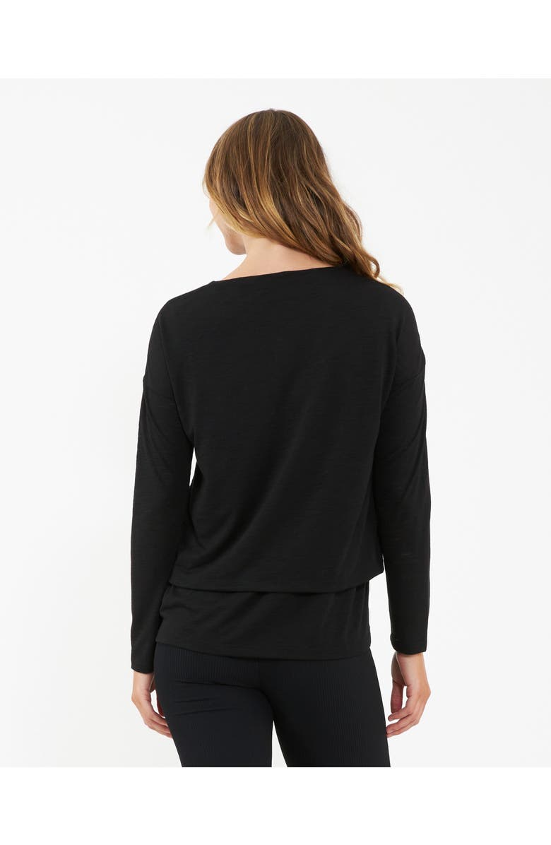 Ripe Maternity Jazmin Long Sleeve Nursing Top Black, Alternate, color, Black