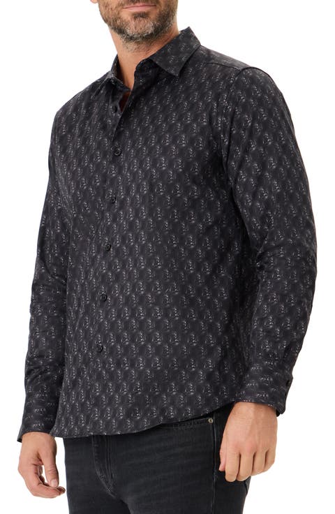 Fighting Chance Long Sleeve Stretch Cotton Shirt