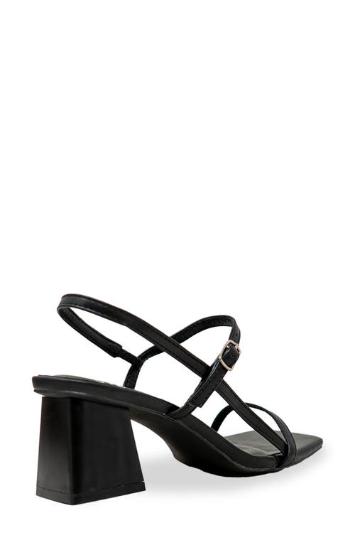 Chase & Chloe Chase And Chloe Maple Slingback Block Heel Sandal