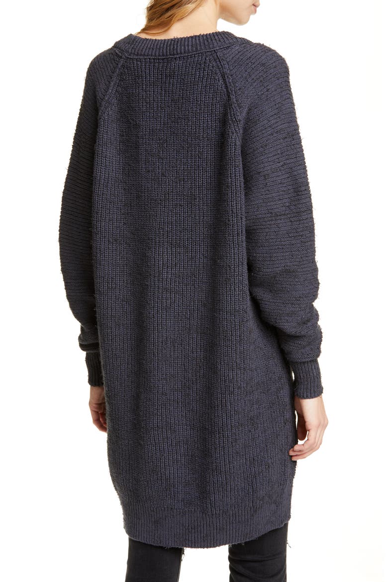 Sunday V-Neck Sweater, Alternate, color, GREY