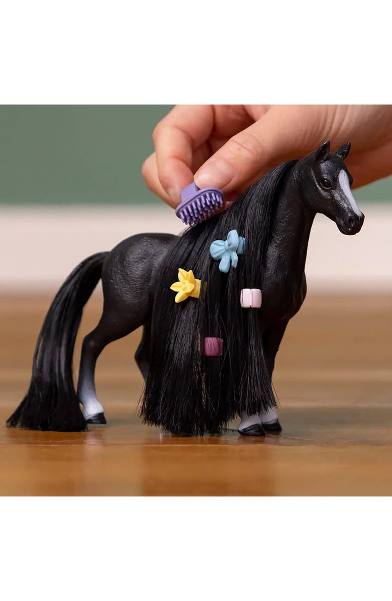 Schleich Beauty Horse Quarter Horse Mare Black, Alternate, color, Multicolored