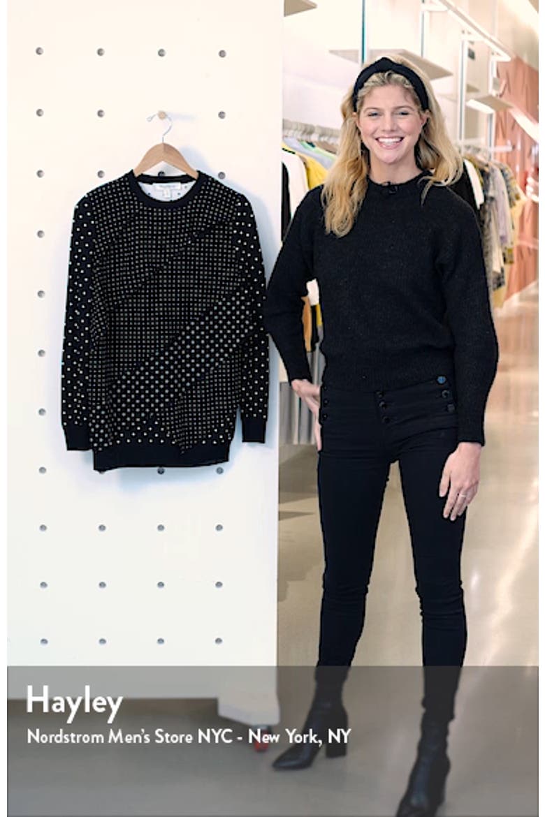 Alex Polka Dot Jacquard Sweater video