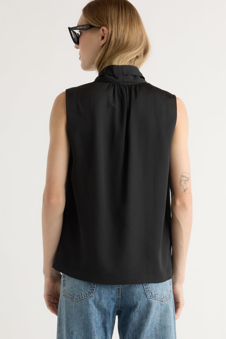 Jae V-Neck Sleeveless Blouse, Alternate, color, Black