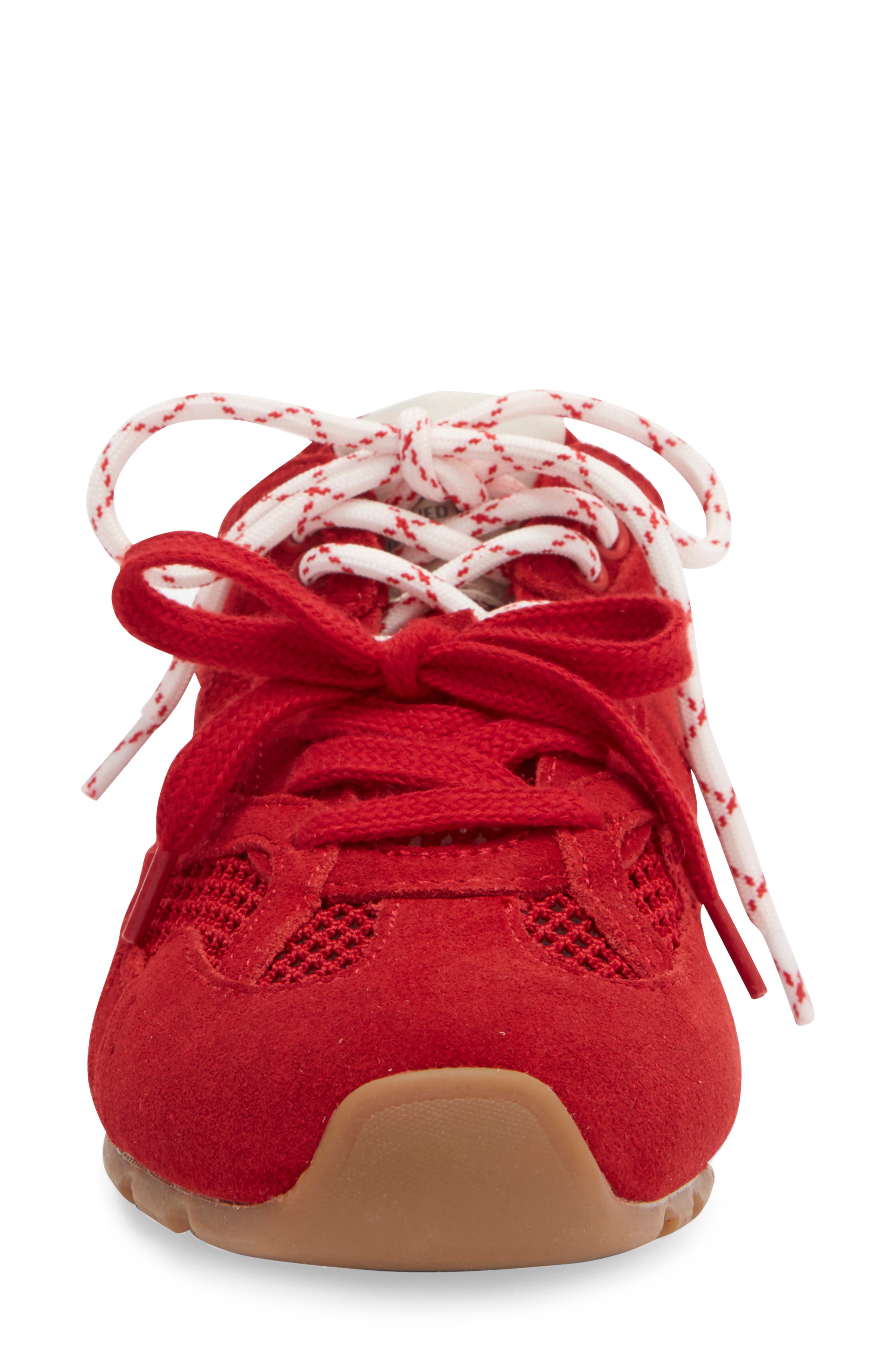 Steve Madden Aziel Mesh Sneaker, Alternate, color, Red