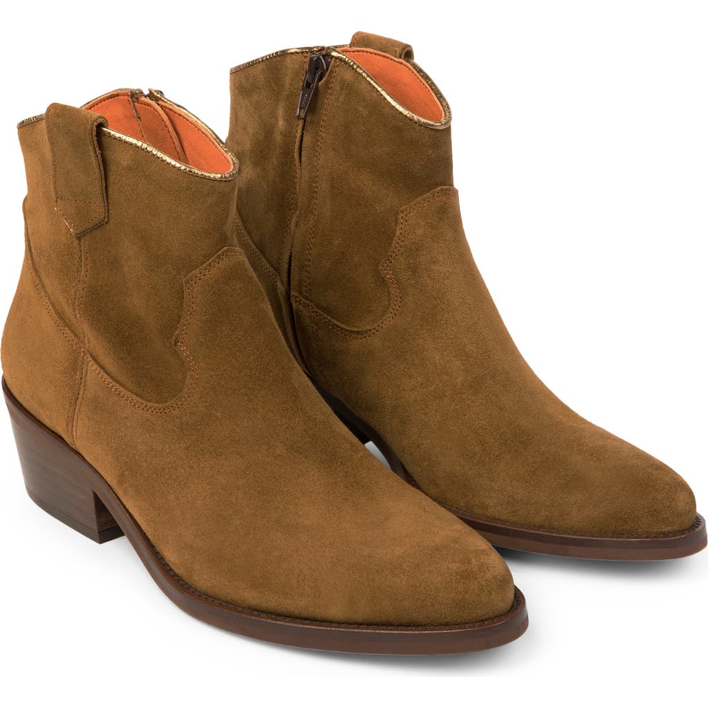Penelope Chilvers Cassidy Suede Cowboy Boot in Tan  product