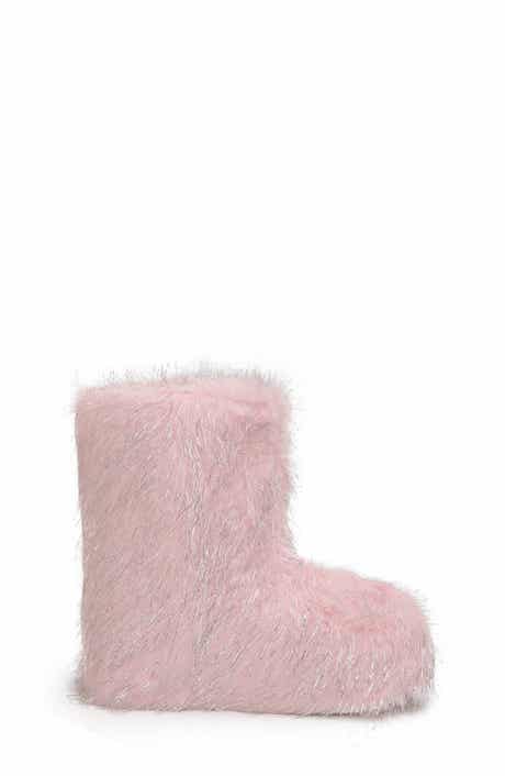Kids' Echo Glitter Faux Fur Boot