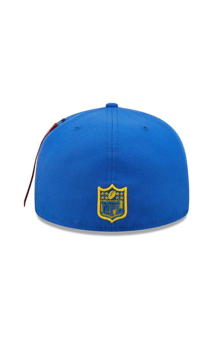 New Era x Alpha Industries Men's New Era x Alpha Industries Royal Los Angeles Rams Alpha 59FIFTY Fitted Hat, Alternate, color, Royal