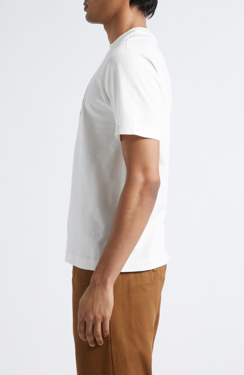 Burberry Seth EKD Stamp T-Shirt, Alternate, color, Chalk