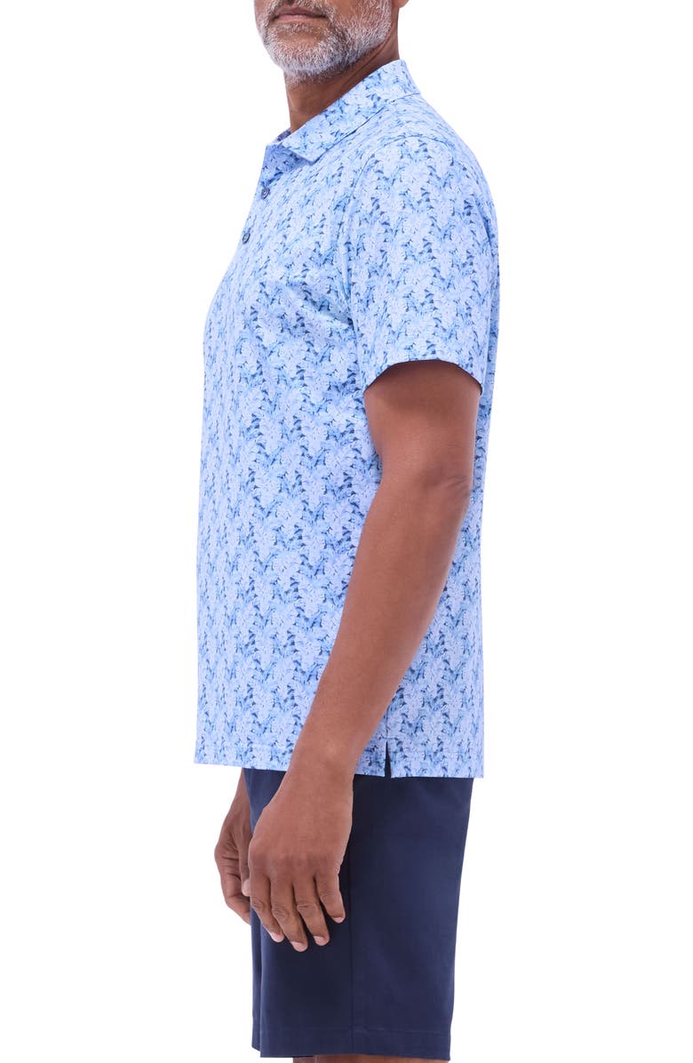 Bugatchi Vincent OoohCotton<sup>®</sup> Geo Print Polo, Alternate, color, 